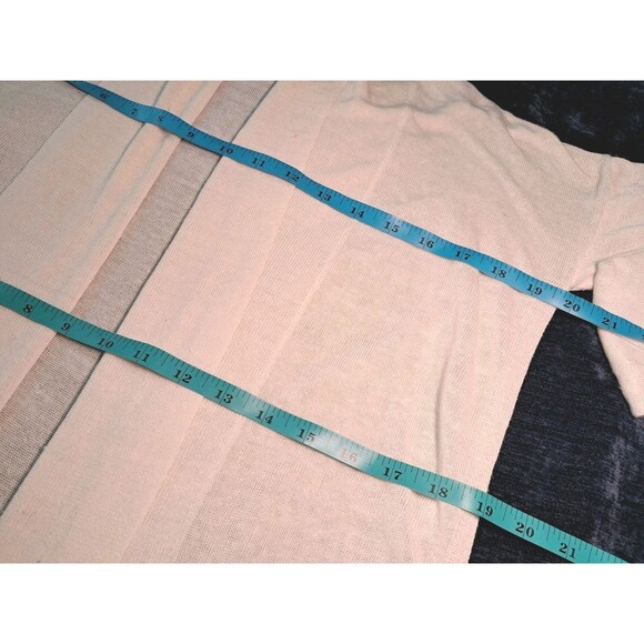 J.Crew Linen Blend Open Cardigan Long Sleeves White Pockets L5624 Size S - Picture 7 of 9